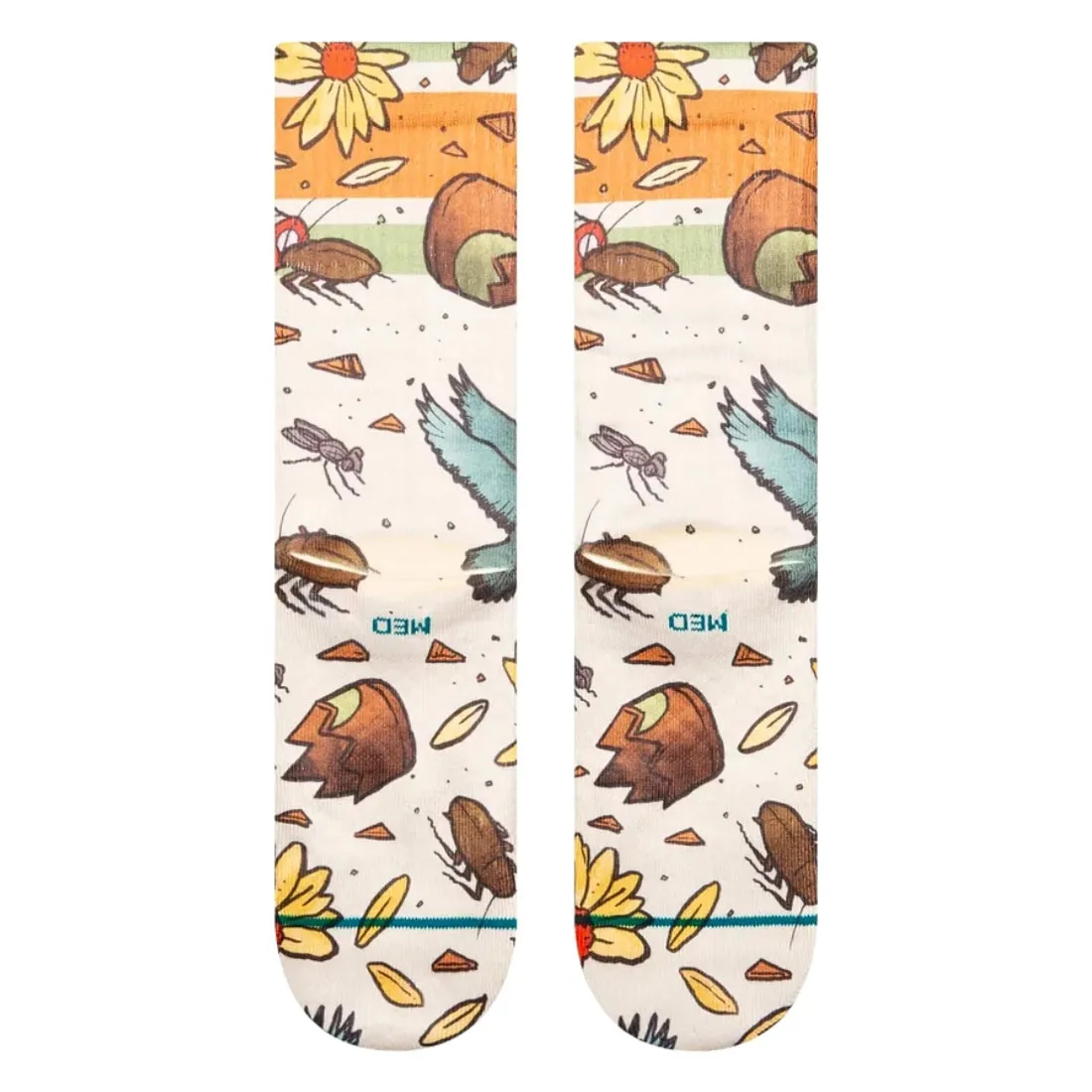 Stance Trashed Socks - Off White