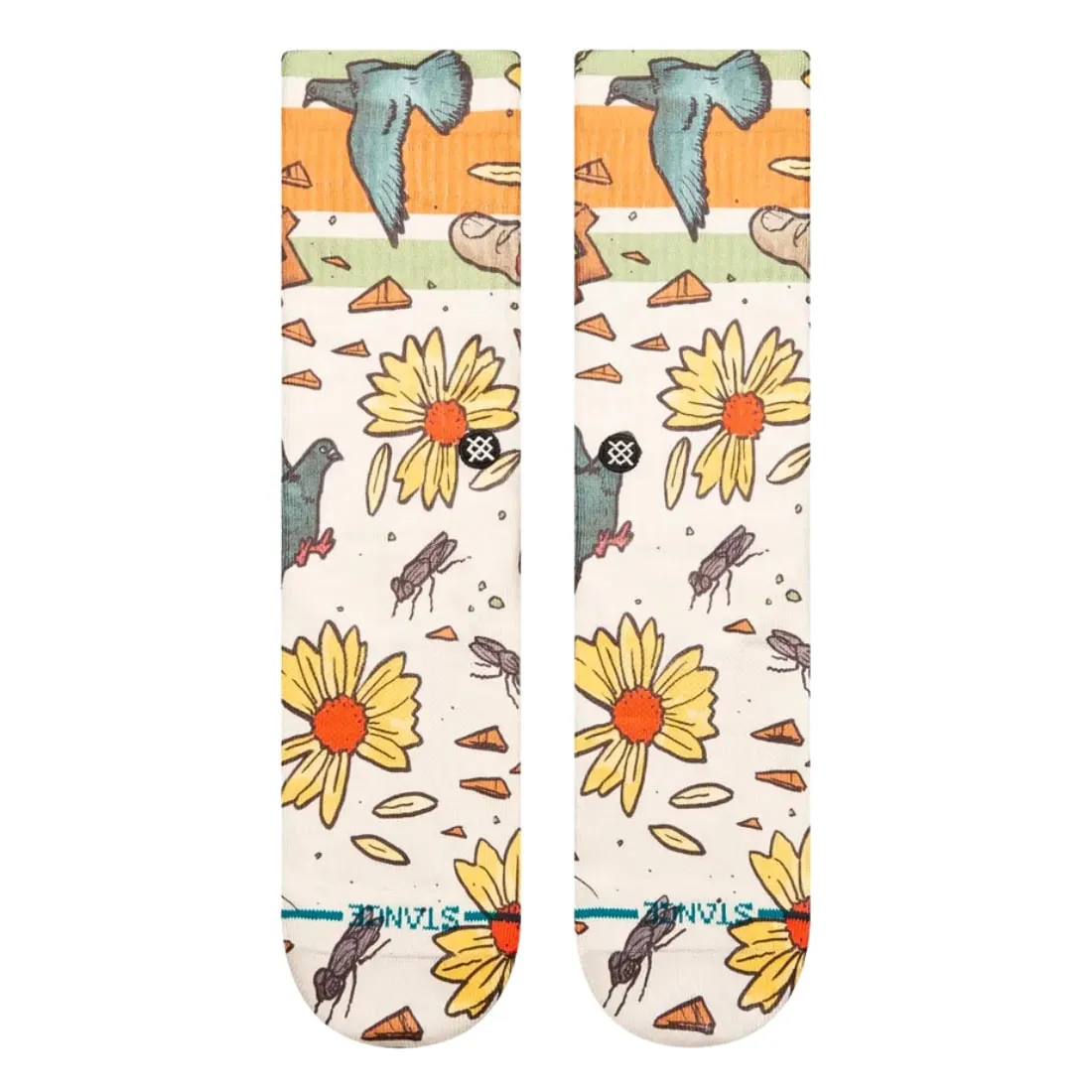 Stance Trashed Socks - Off White
