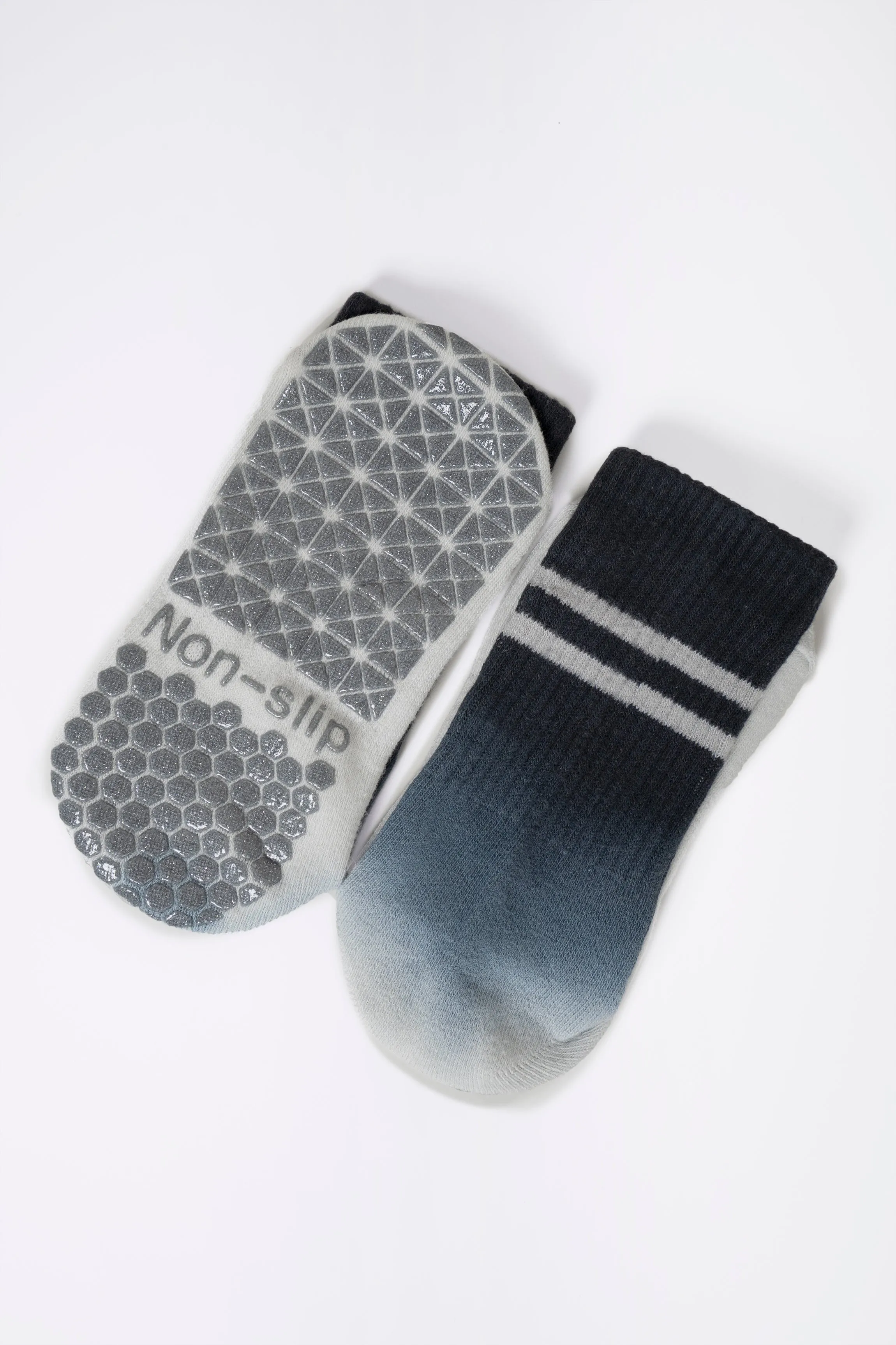Stay Balanced Lined Non Slip Grip Socks