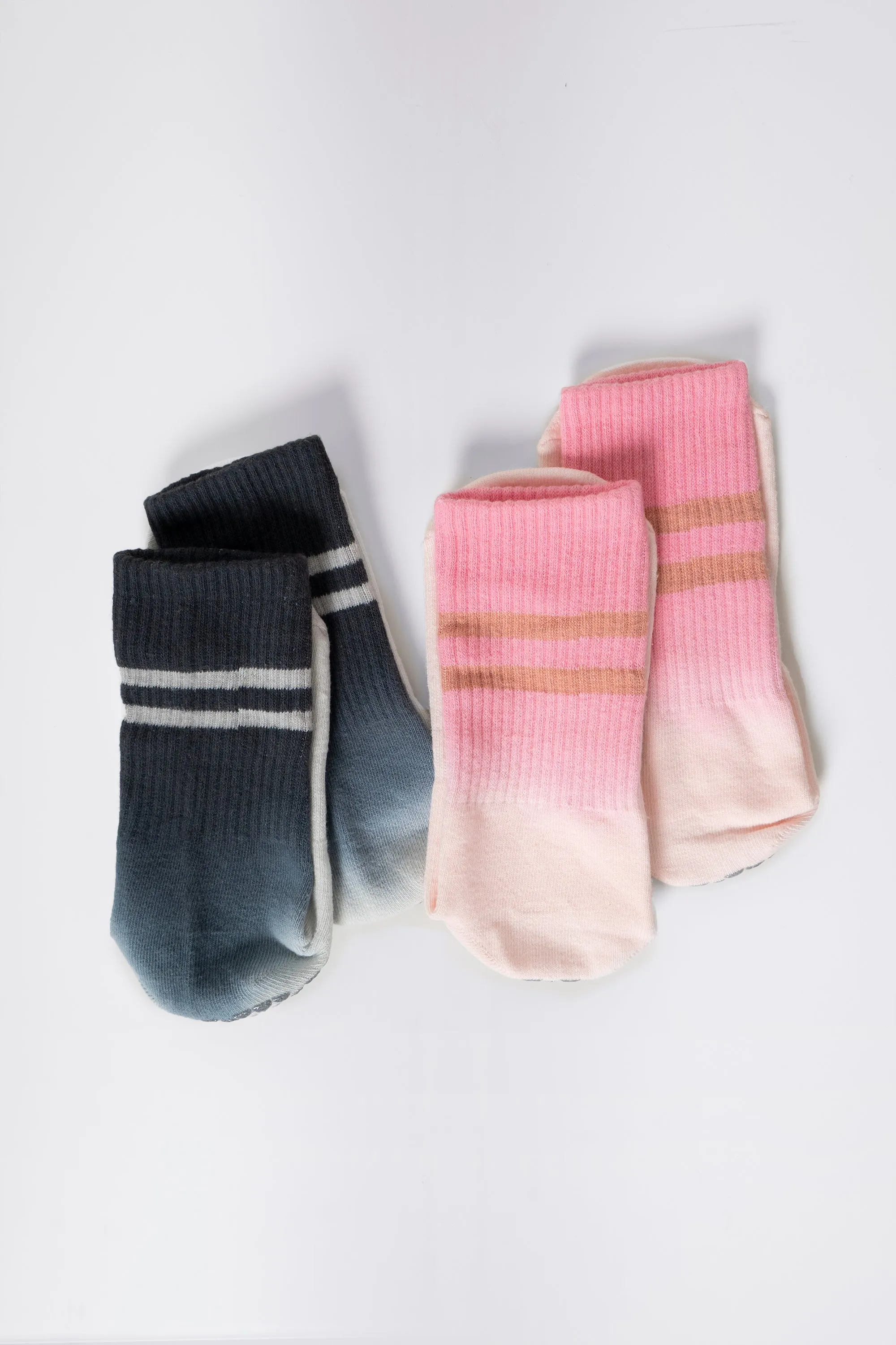 Stay Balanced Lined Non Slip Grip Socks
