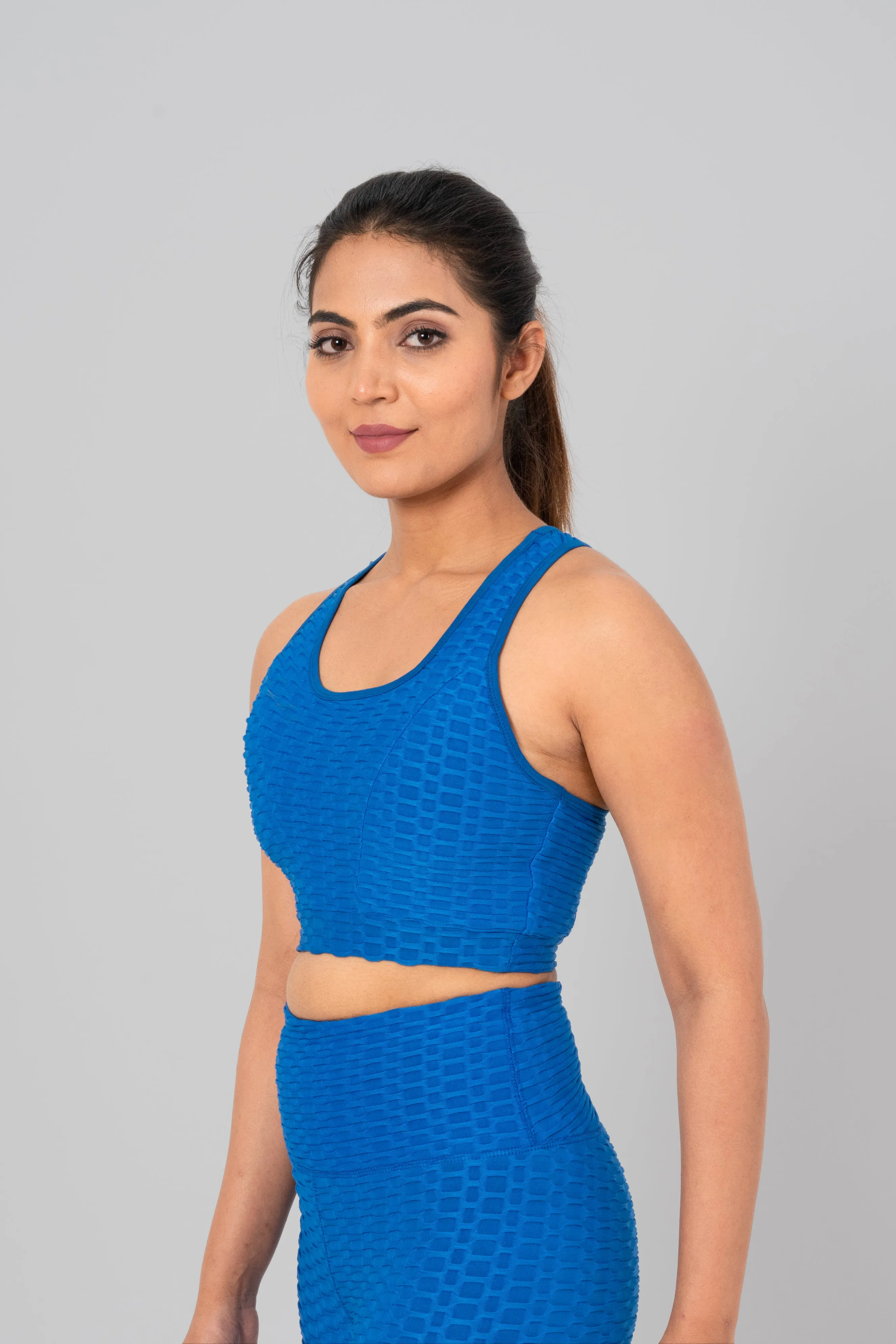 Sunday Sports Bra - Teal Blue