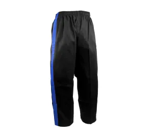 Team Pants, Black, 1 Blue Stripe