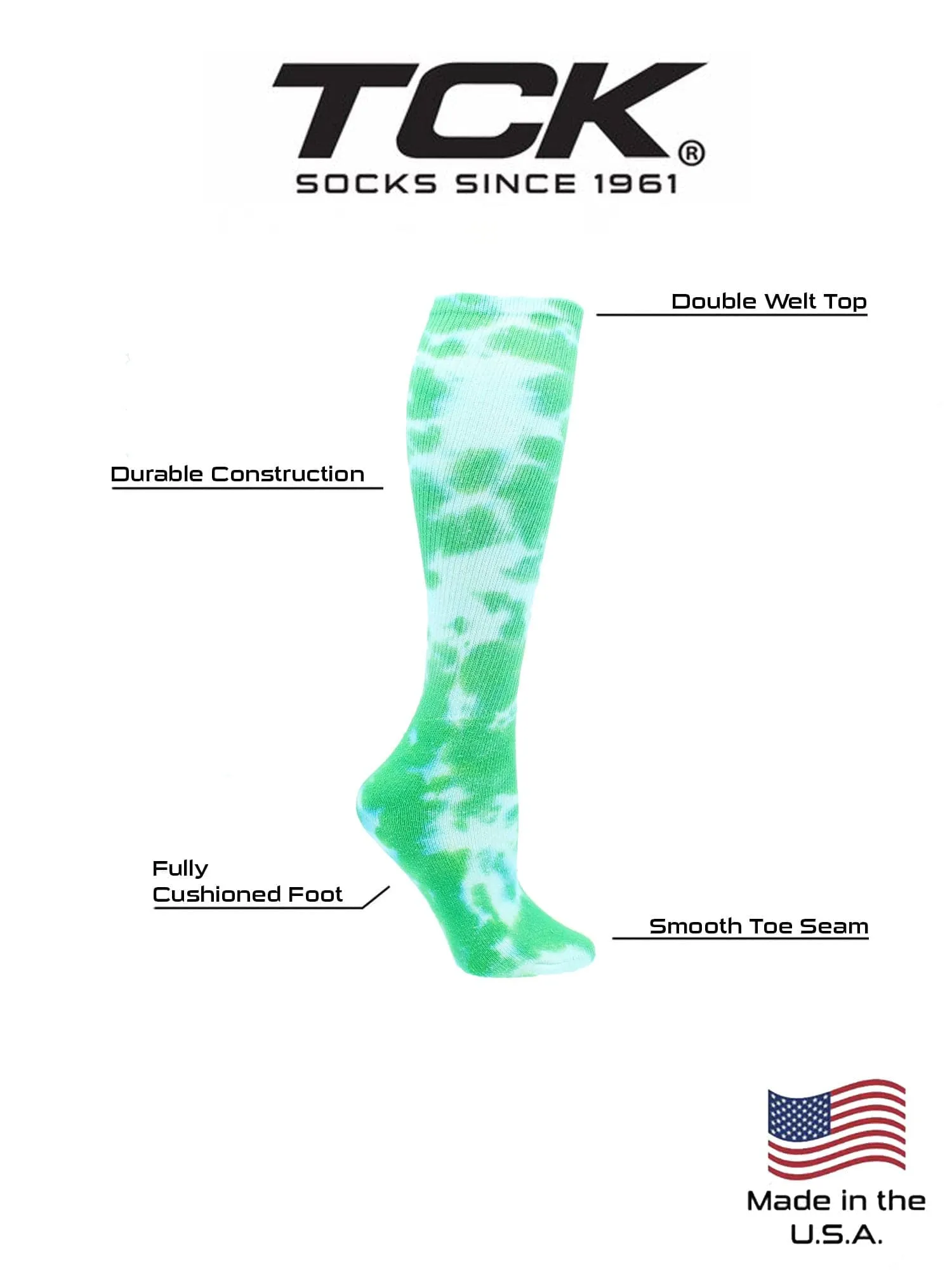 Tie Dye Multisport Tube Socks Soccer Softball