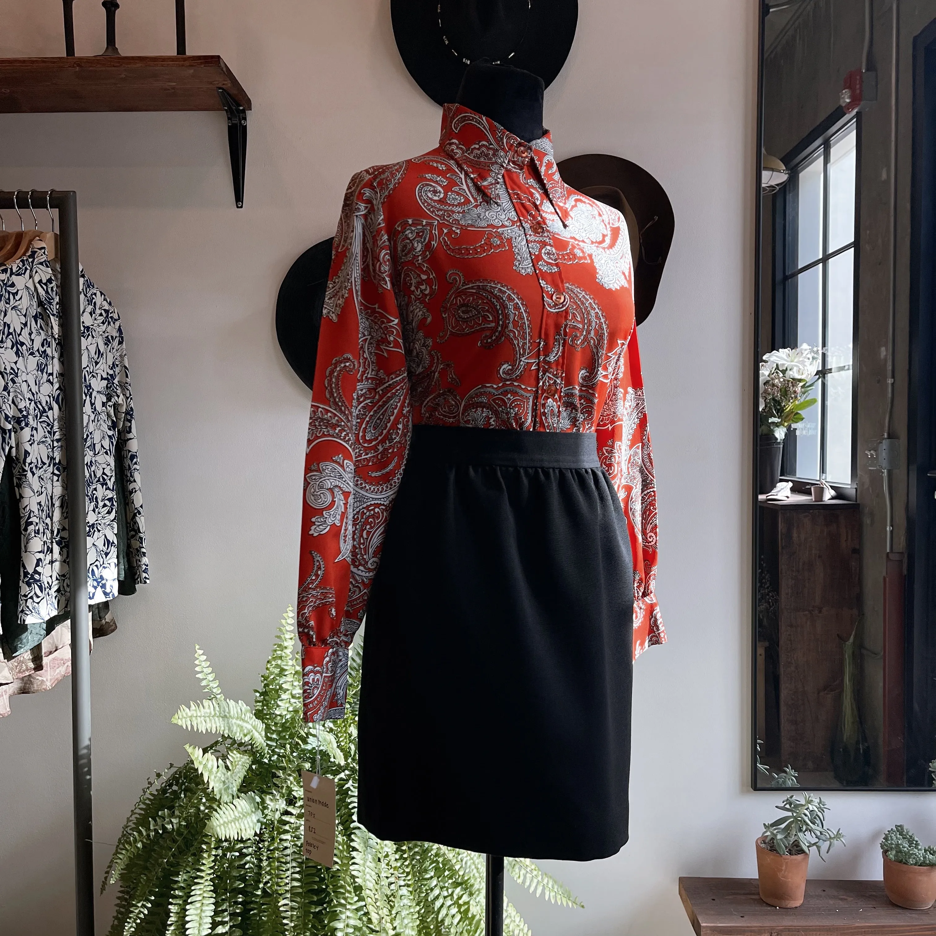 Vintage Paisley Blouse 70’s