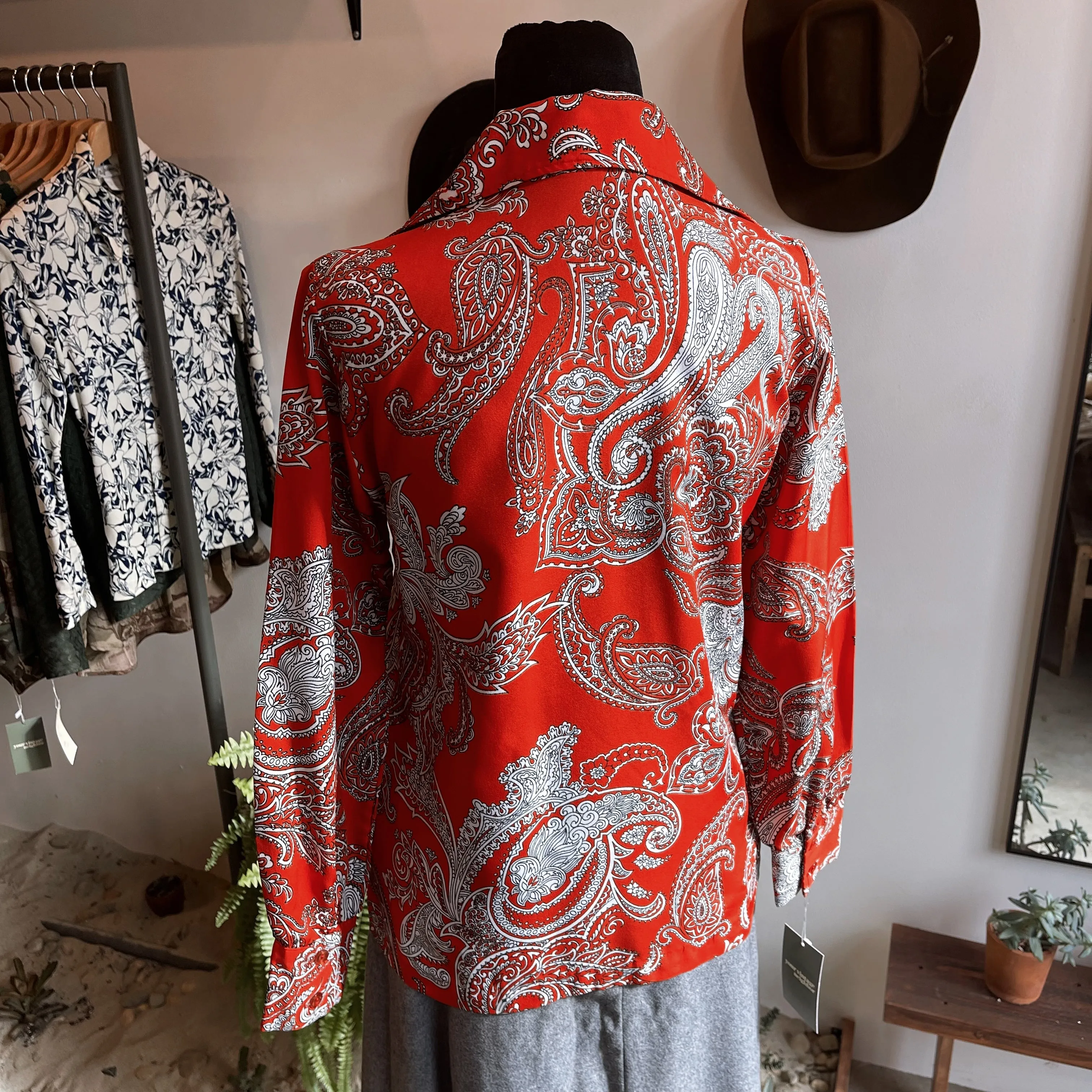 Vintage Paisley Blouse 70’s