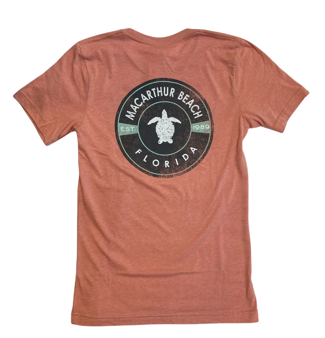 Vinyl Turtle T-Shirt - Sunset