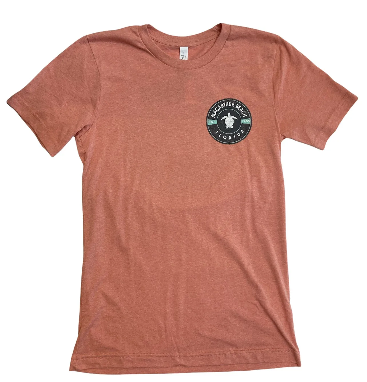 Vinyl Turtle T-Shirt - Sunset