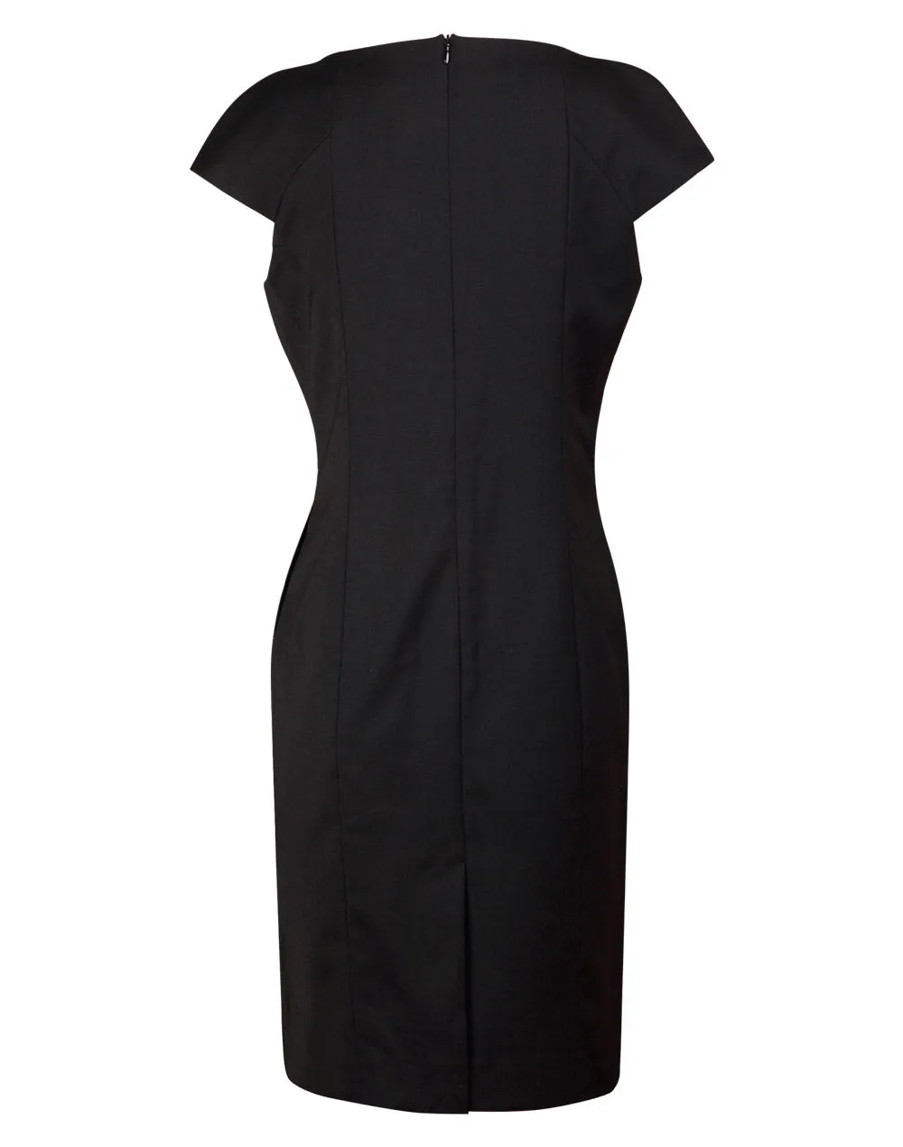 Winning Spirit Ladie's Wool Blend Stretch Cap Sleeve Dress (M9281)