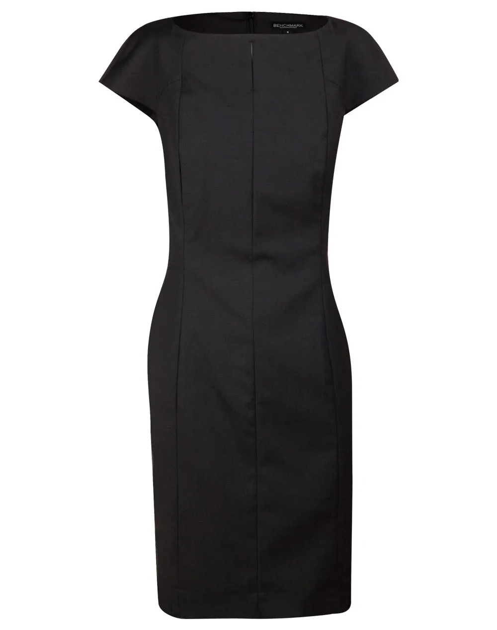 Winning Spirit Ladie's Wool Blend Stretch Cap Sleeve Dress (M9281)