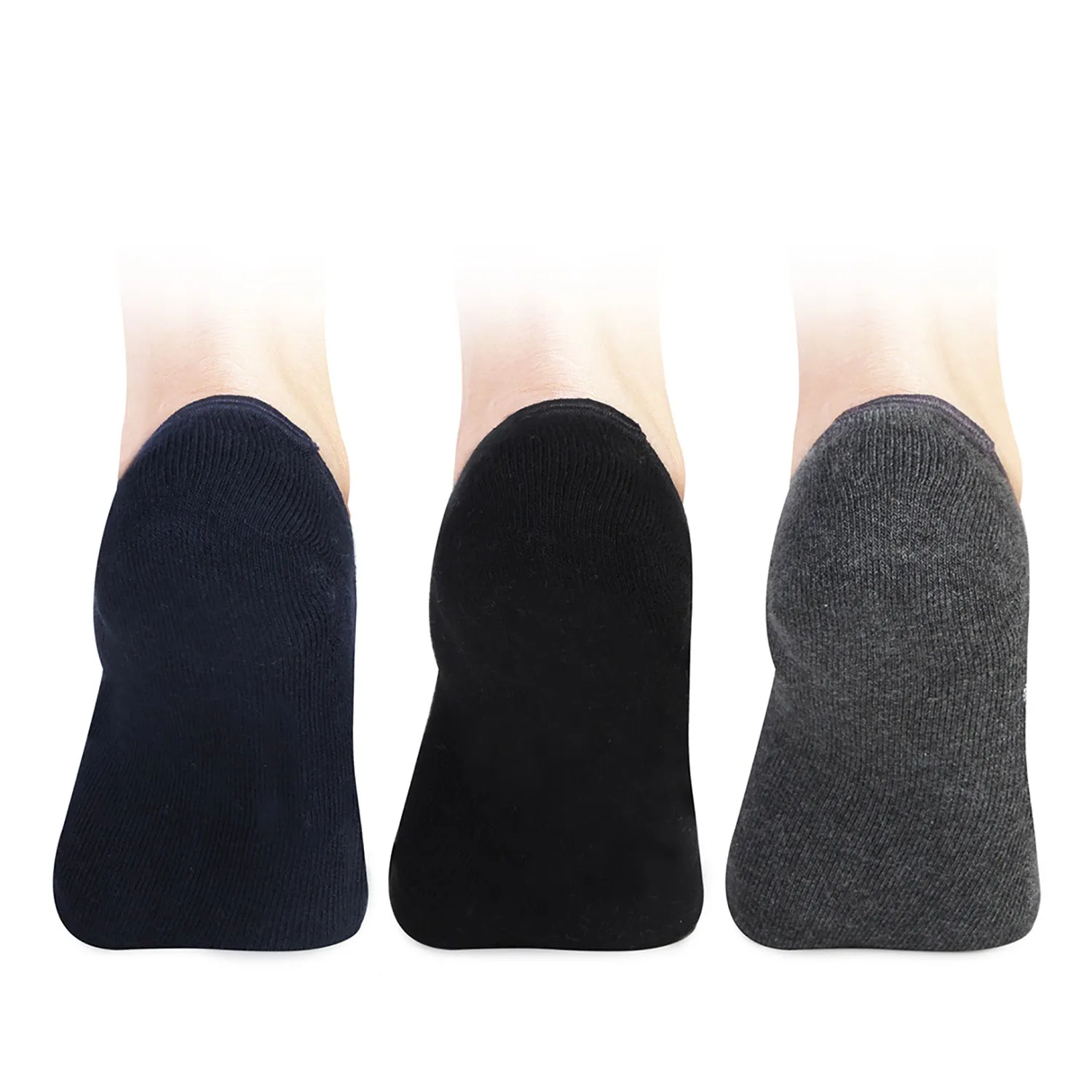 Women's Solid Terry Thumb Loafers Socks - Pack Of 3