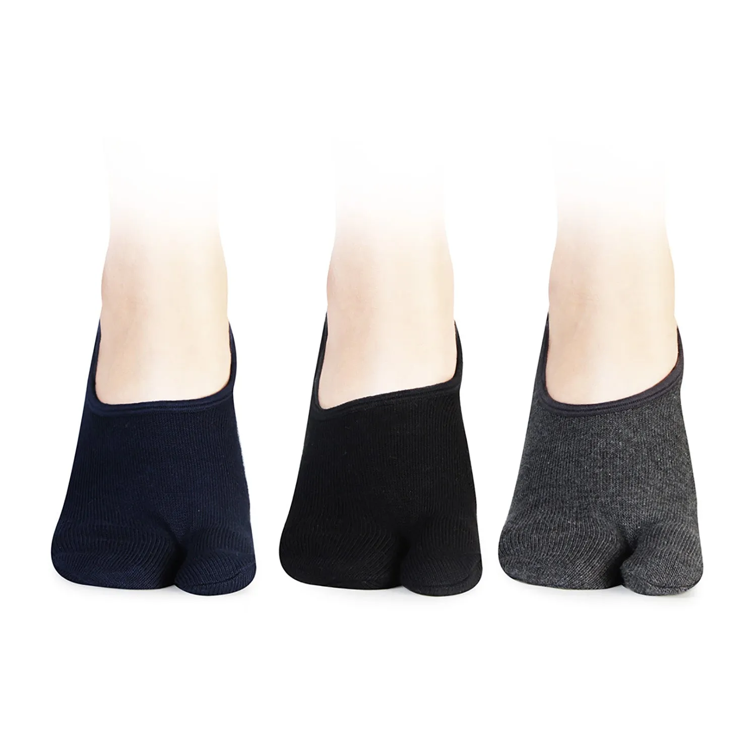 Women's Solid Terry Thumb Loafers Socks - Pack Of 3